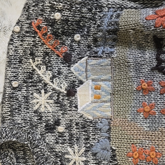 Vintage Embroidered Winter Sweater - Picture 5 of 10